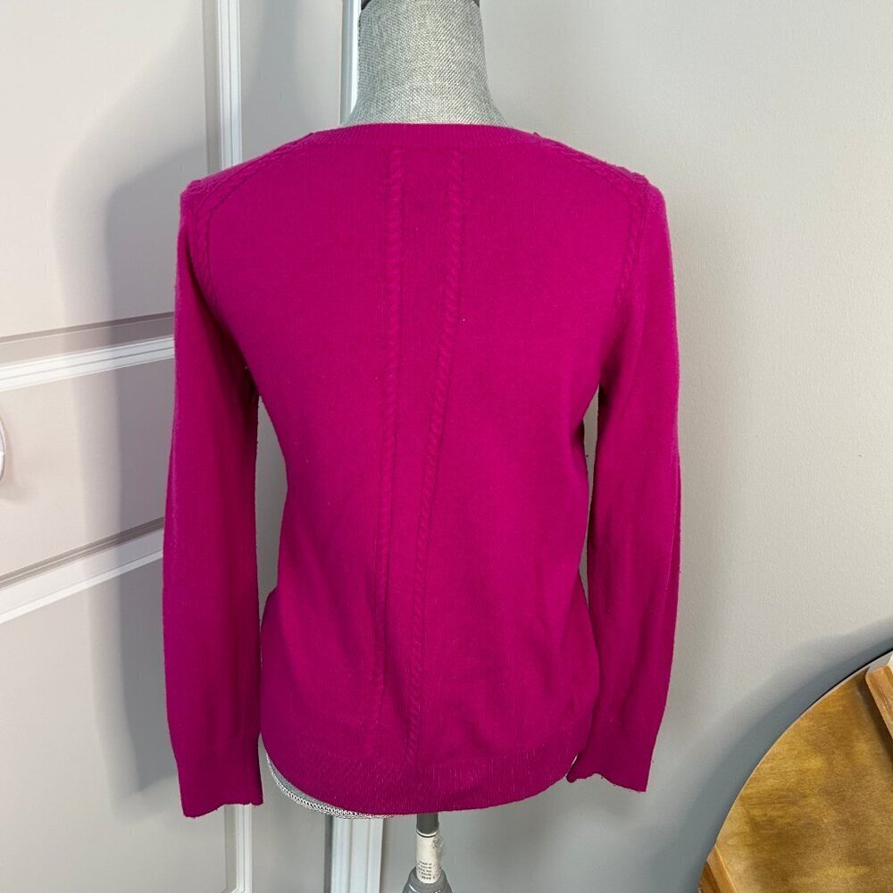 Banana Republic Sweater w Fine Italian Yarn by filpucci- Pink Size M EUC - Picture 2 of 2
